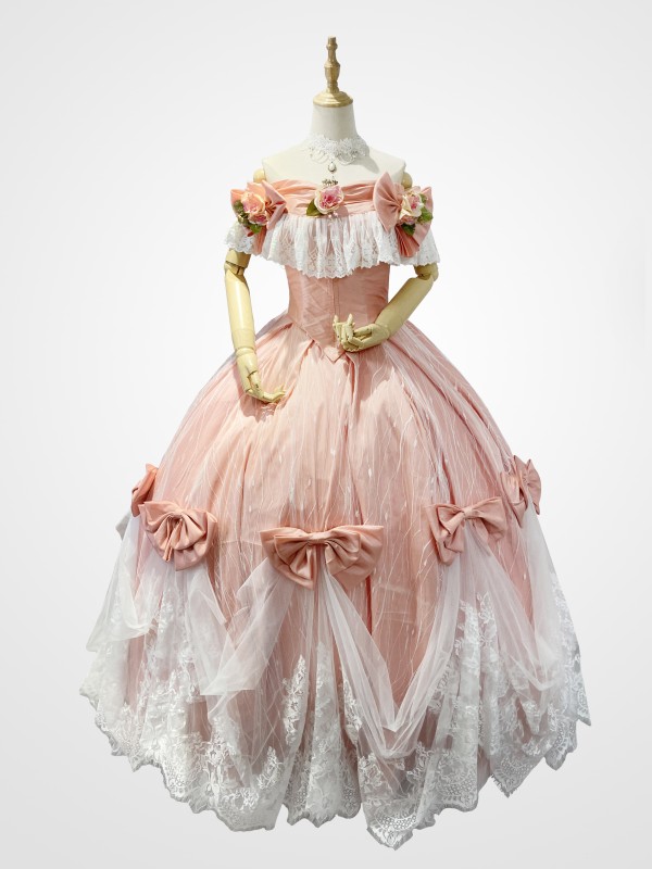 Rose Song Elegant Vintage Gown One-piece Rose Song Elegant Vintage Gown One-piece