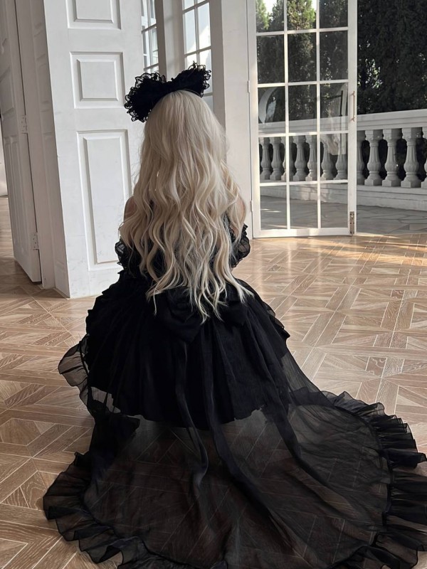 【Rose Story】~Lolita~Jumperskirt Summer dress~Black 【Rose Story】~Lolita~Jumperskirt Summer dress~Black