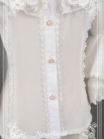 Secret Garden Chiffon Short Lolita Sleeve Blouse