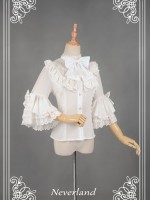 Secret Garden Chiffon Short Lolita Sleeve Blouse