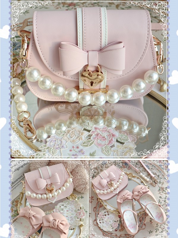 Sheep Puff - Heart-shaped Lock Lolita Bag Sheep Puff - Heart-shaped Lock Lolita Bag