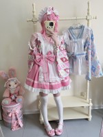 【Showa Sweet pet】~lolita~pink dress cute 【Showa Sweet pet】~lolita~pink dress cute