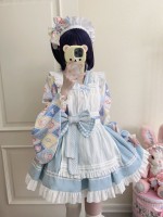 【Showa Sweet pet】~lolita~Blue dress cute 【Showa Sweet pet】~lolita~Blue dress cute
