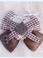 Silky Plaid Bowknot Lolita Hair Clip Silky Plaid Bowknot Lolita Hair Clip