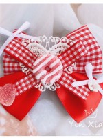Silky Plaid Bowknot Lolita Hair Clip Silky Plaid Bowknot Lolita Hair Clip