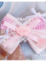 Silky Plaid Bowknot Lolita Hair Clip Silky Plaid Bowknot Lolita Hair Clip