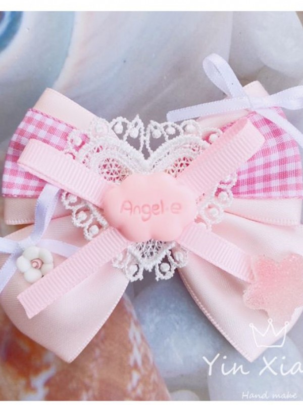 Silky Plaid Bowknot Lolita Hair Clip Silky Plaid Bowknot Lolita Hair Clip