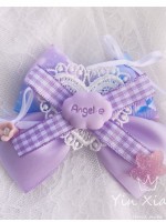 Silky Plaid Bowknot Lolita Hair Clip Silky Plaid Bowknot Lolita Hair Clip