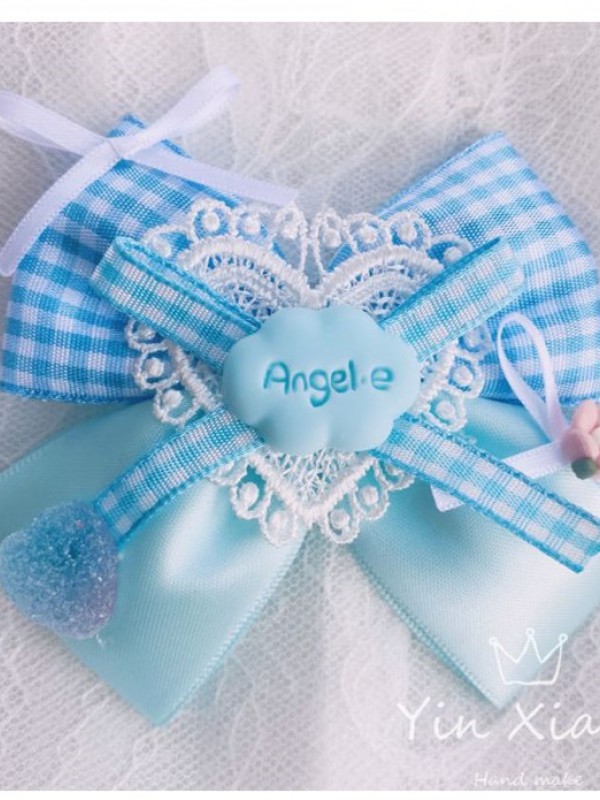 Silky Plaid Bowknot Lolita Hair Clip Silky Plaid Bowknot Lolita Hair Clip