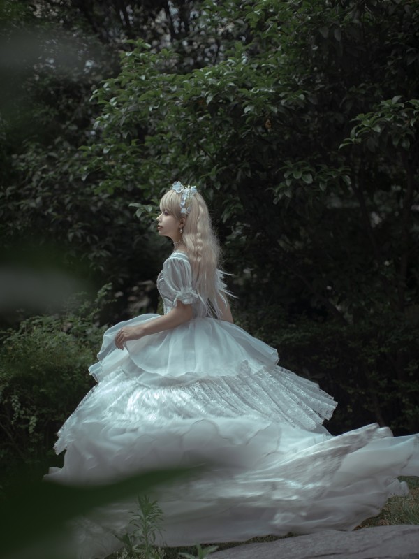 Snow Song Elegant Vintage Wedding One-piece Snow Song Elegant Vintage Wedding One-piece
