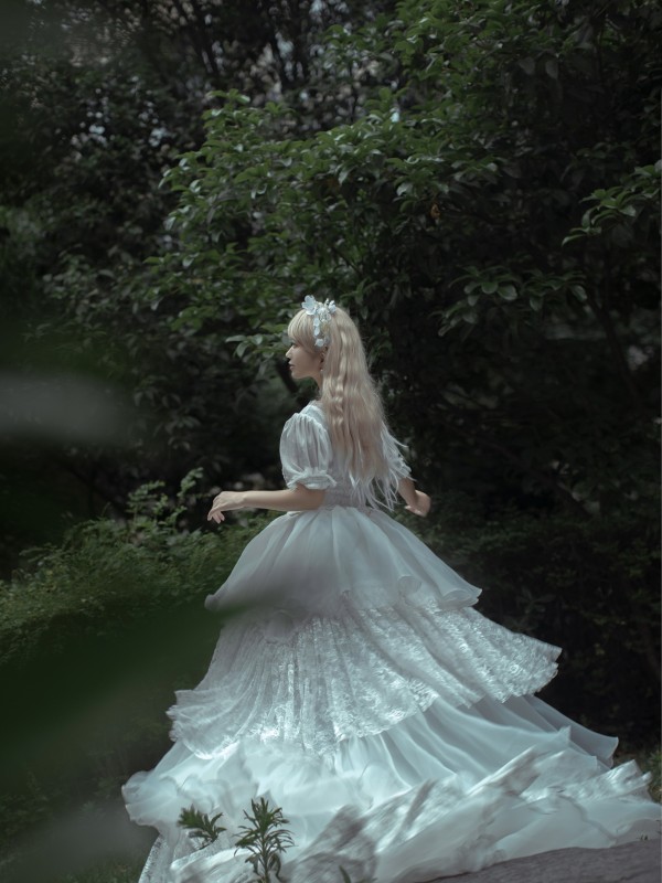 Snow Song Elegant Vintage Wedding One-piece Snow Song Elegant Vintage Wedding One-piece