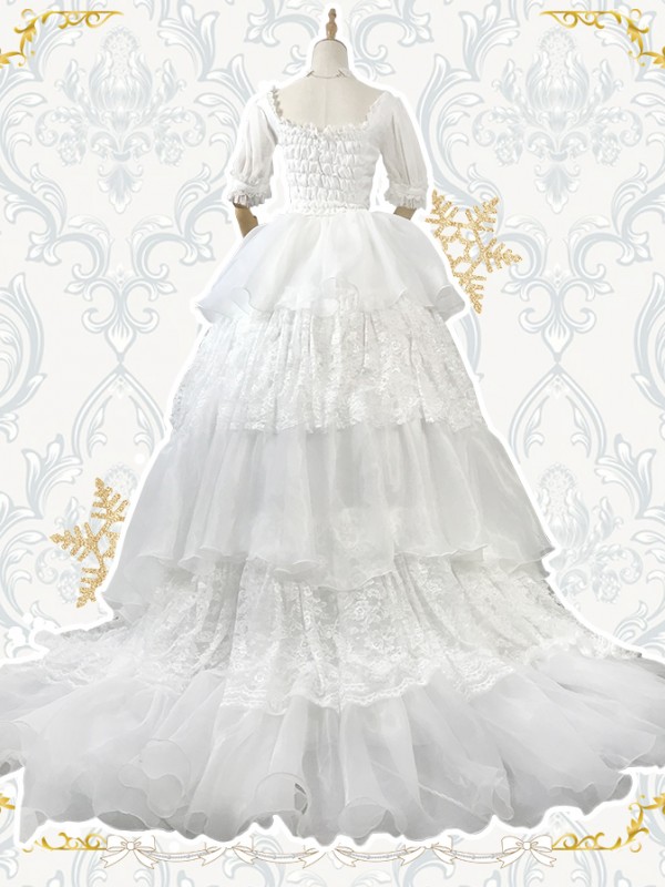 Snow Song Elegant Vintage Wedding One-piece Snow Song Elegant Vintage Wedding One-piece
