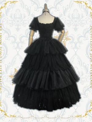 Snow Song Elegant Vintage Wedding One-piece