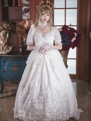 Snow-glow Bride One-piece