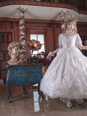 Snow-glow Bride One-piece