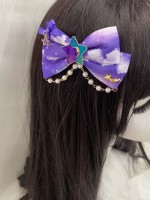 Star and Faux Pearls Chain Hair Clip Star and Faux Pearls Chain Hair Clip