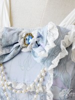 Sweet Summer Maidens Printed Ruffle Lolita Jumperskirt
