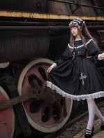 Sunday Gothic Nun Style One-piece