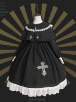 Sunday Gothic Nun Style One-piece
