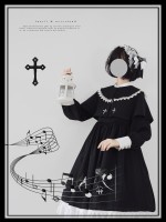Sunday Gothic Nun Style One-piece