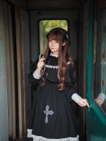 Sunday Gothic Nun Style One-piece