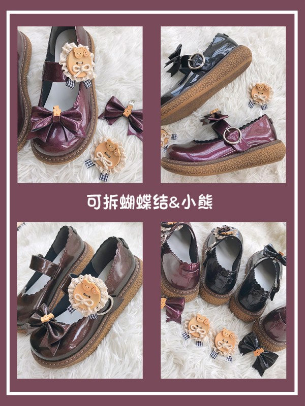 Superpink - Little Bear Kiki Lolita Shoes Superpink - Little Bear Kiki Lolita Shoes