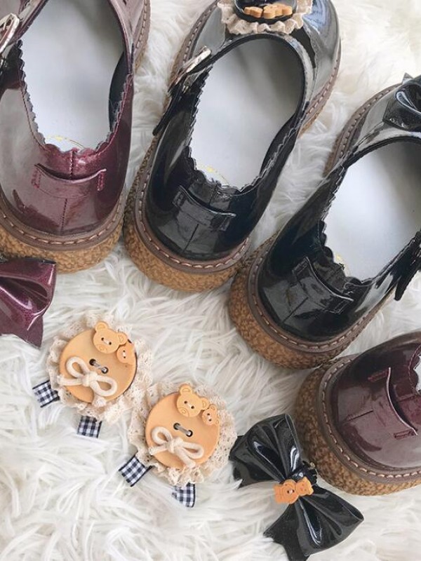 Superpink - Little Bear Kiki Lolita Shoes Superpink - Little Bear Kiki Lolita Shoes