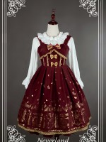 Elegant Vintage Palace Style Swan Lake Jumperskirt Lolita Suspenders Dress Elegant Vintage Palace Style Swan Lake Jumperskirt Lolita Suspenders Dress