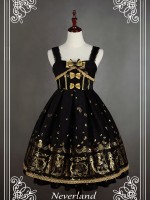 Elegant Vintage Palace Style Swan Lake Jumperskirt Lolita Suspenders Dress Elegant Vintage Palace Style Swan Lake Jumperskirt Lolita Suspenders Dress