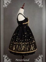 Elegant Vintage Palace Style Swan Lake Jumperskirt Lolita Suspenders Dress Elegant Vintage Palace Style Swan Lake Jumperskirt Lolita Suspenders Dress