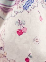 Sweet Cherry Print JSK Bow Belt Jumperskirt