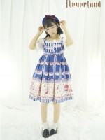 Sweet Cherry Deer Print Special Lolita Jumperskirt