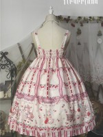 Sweet Cherry Deer Print Special Lolita Jumperskirt