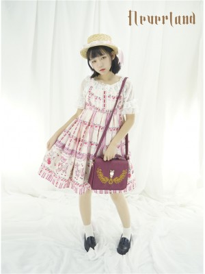 Sweet Cherry Deer Print Special Lolita Jumperskirt