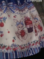 Sweet Cherry Deer Print Special Lolita Jumperskirt