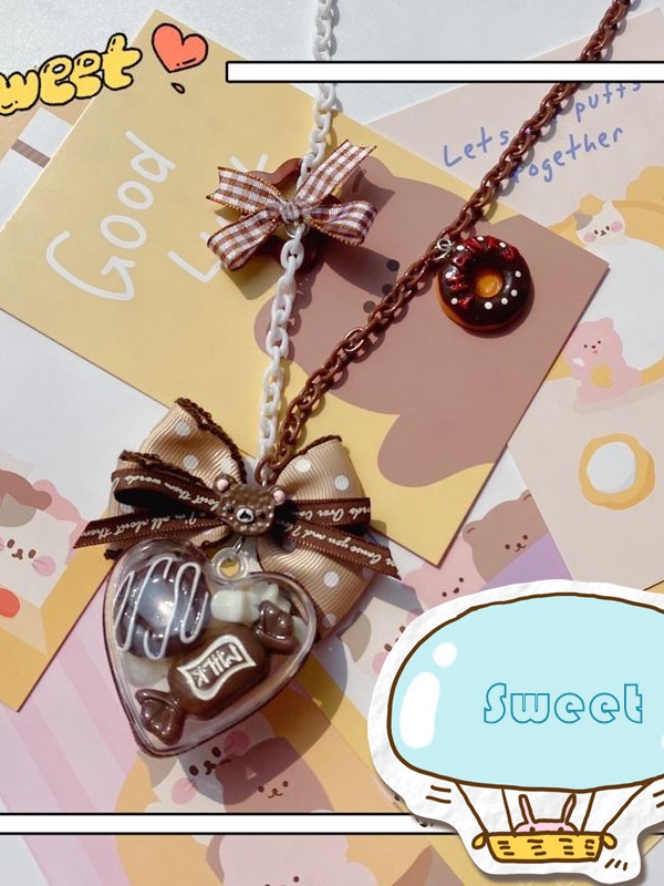 Sweet Heart Bowknot Necklace Sweet Heart Bowknot Necklace