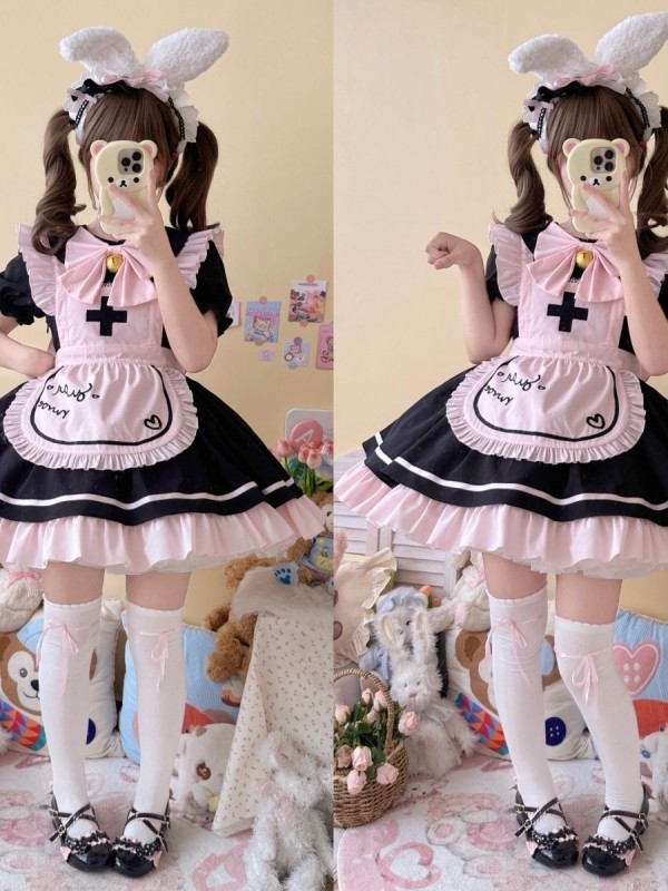 Sweetheart maid cute OP with apron Sweetheart maid cute OP with apron
