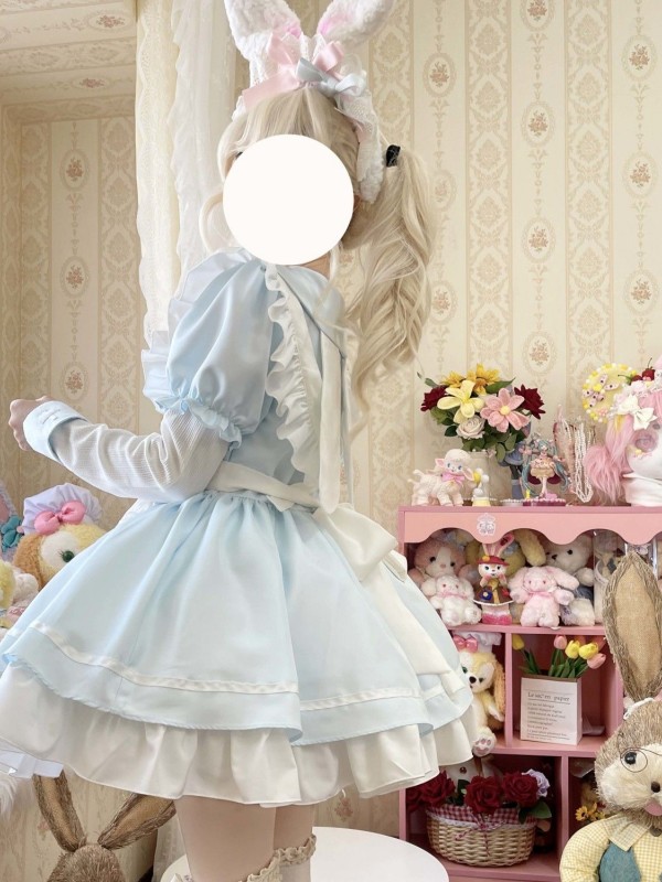 Sweetheart maid cute OP with apron Sweetheart maid cute OP with apron
