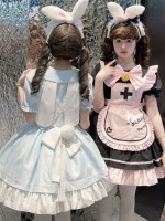 Sweetheart maid cute OP with apron Sweetheart maid cute OP with apron