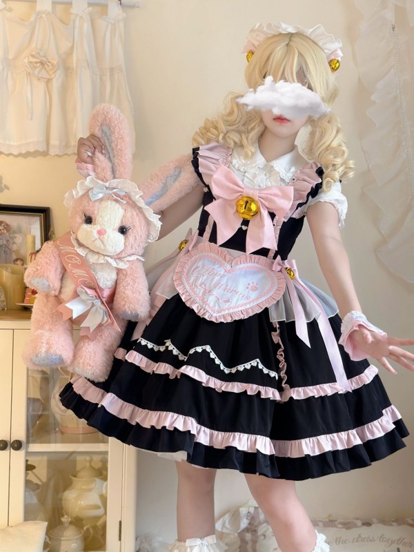 【Sweetheart maid】~Lolita Sweet Maid fashion style jumperskirt 【Sweetheart maid】~Lolita Sweet Maid fashion style jumperskirt