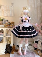 【Sweetheart maid】~Lolita Sweet Maid fashion style jumperskirt 【Sweetheart maid】~Lolita Sweet Maid fashion style jumperskirt