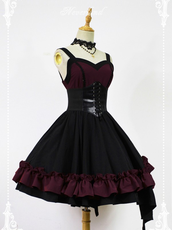 Dark Gothic The Night Of Seraph Lolita Jumperskirt Dark Gothic The Night Of Seraph Lolita Jumperskirt