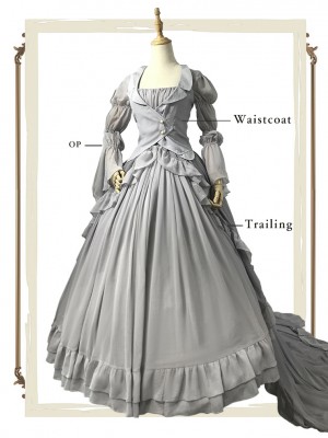 Three Degrees of Grey Bride Three-piece One-piece
