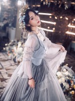 Three Degrees of Grey Bride Three-piece One-piece