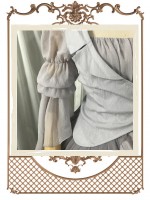 Three Degrees of Grey Bride Three-piece One-piece