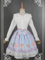 Turn Down Collar Sweet Blouse