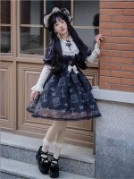 【Twilight Butterfly】~Natural fluffy Onepiece~Embroidery and printing Dismantling sleeve~Four seasons 【Twilight Butterfly】~Natural fluffy Onepiece~Embroidery and printing Dismantling sleeve~Four seasons
