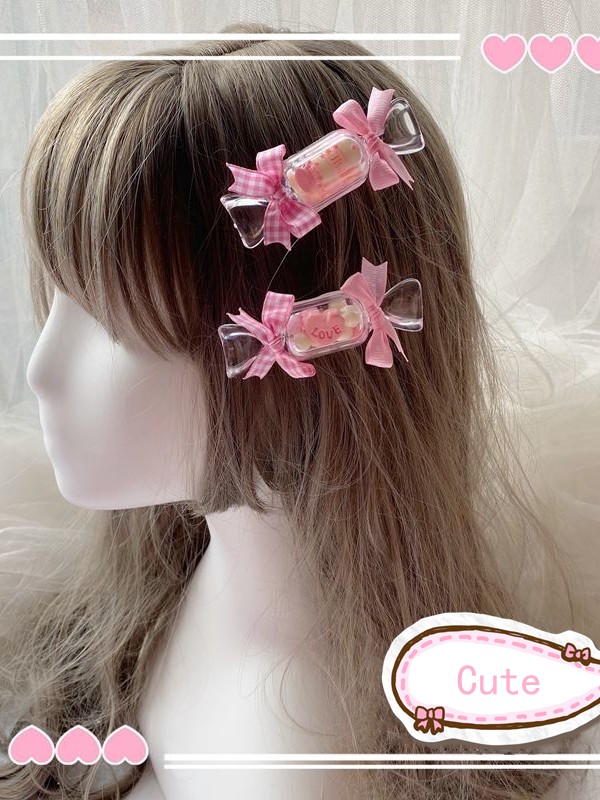 Two Candy Hair Clips Two Candy Hair Clips