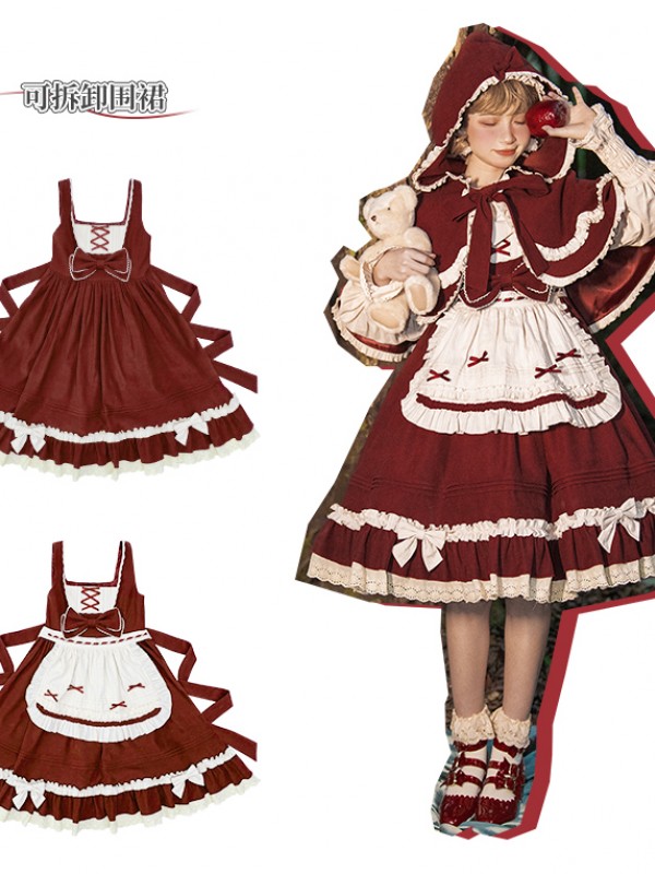Urtto - Little Red Riding Hood Jumperskirt Urtto - Little Red Riding Hood Jumperskirt