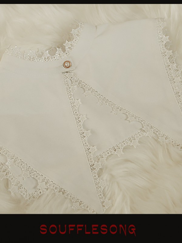 Velvet Nun Detachable Collar One-piece 